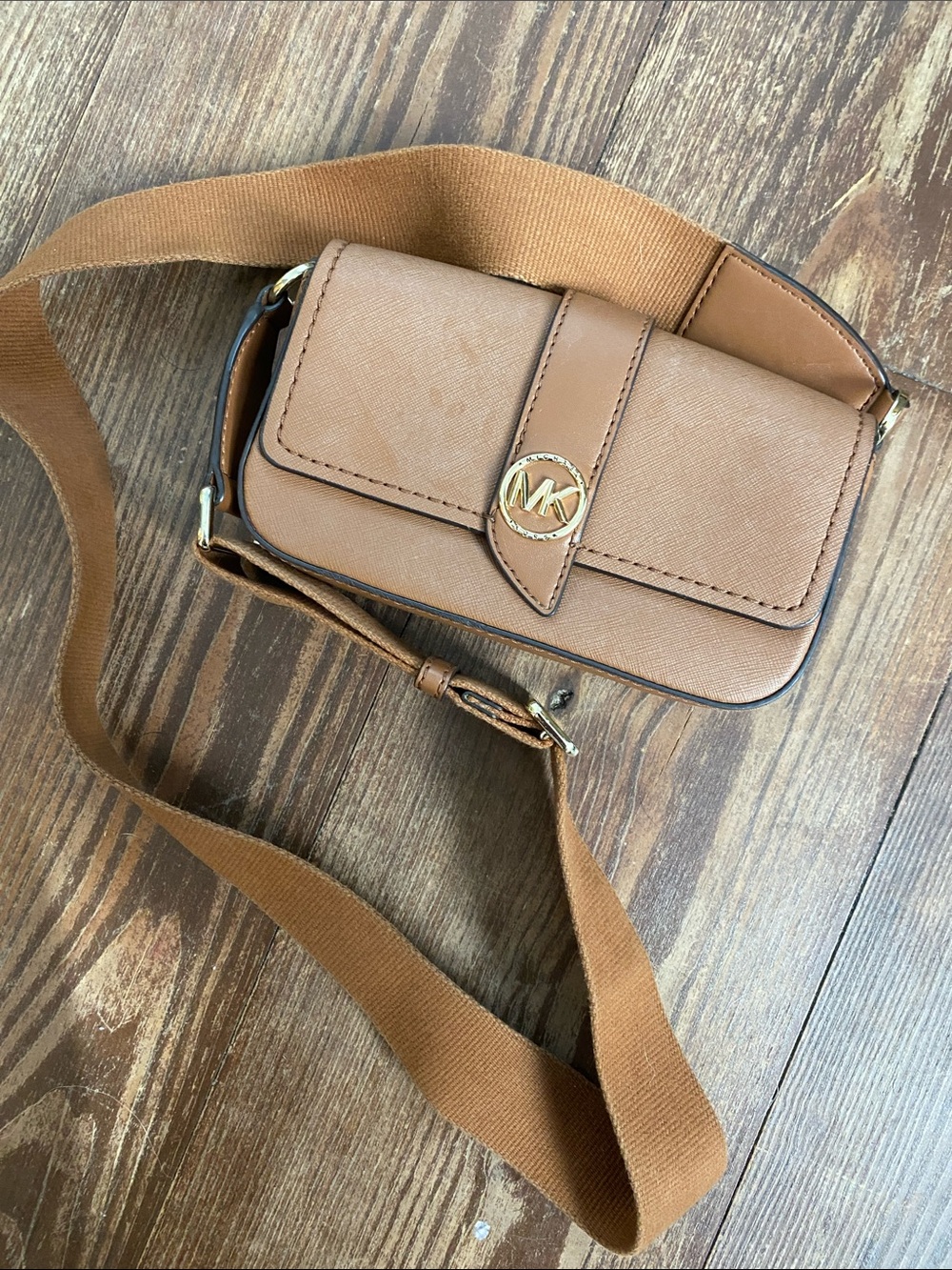 Michael Kors Tan Crossbody small  Bag
